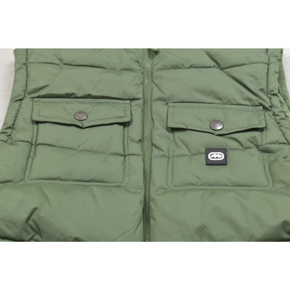 Ecko Unltd World Famous Rhino Brand Men's Puffer Vest Green Size 2XL - Picture 7 of 8